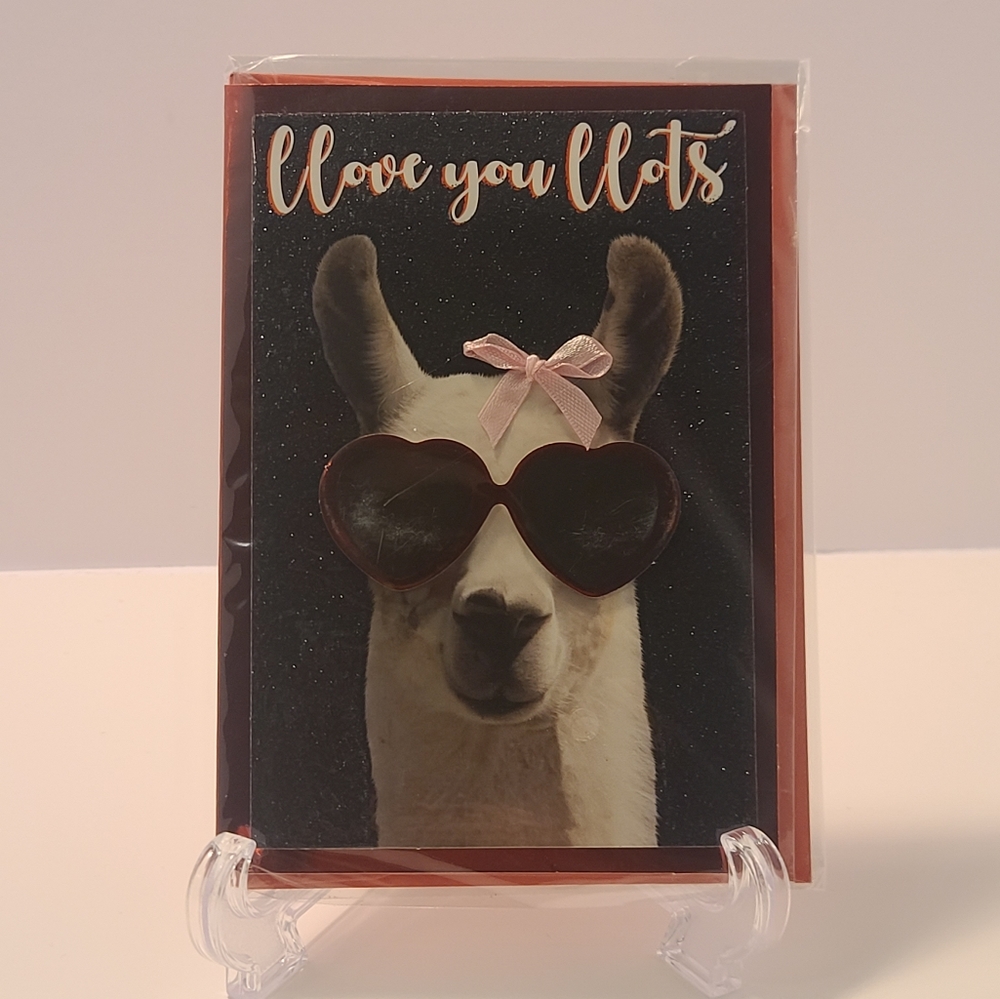 Valentine Llove You Llots Card (B-B1)